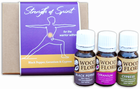 Strength of Spirit for the warrior within - Essential Oils - Black Pepper, Geranium, Cypress