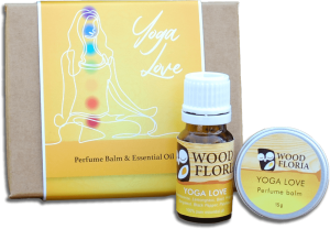 Yoga Love Pack - A perfume balm and essential oil to clear and align the chakras and to smell divine