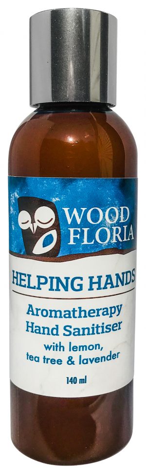 Helping Hands - Aromatherapy Hand Sanitiser (140ml) woodfloria.com.au shop